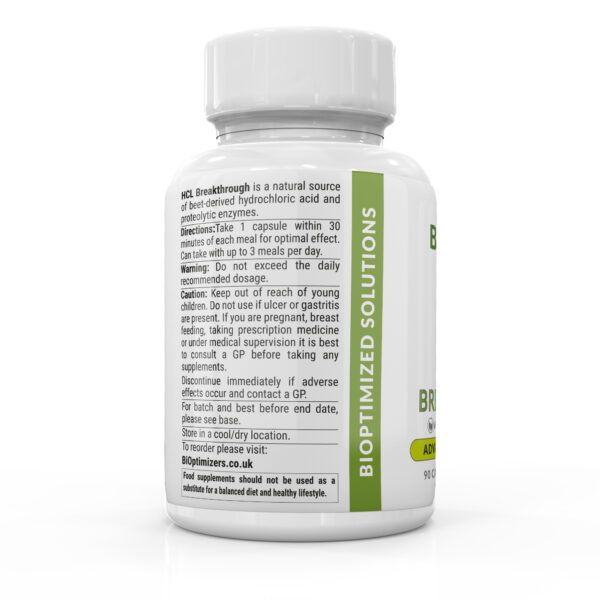 bioptimizers HCL Breakthrough supplements