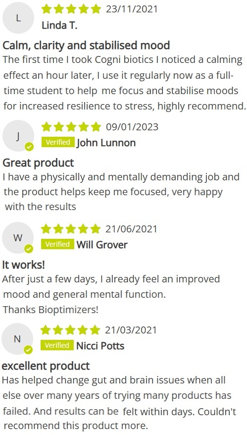 bioptimizers Cognibiotics supplement