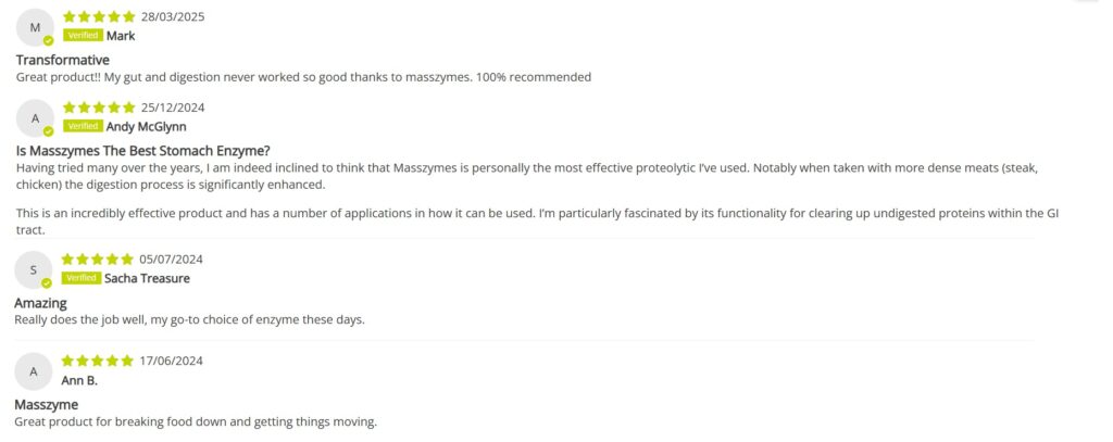 bioptimizers Masszymes reviews