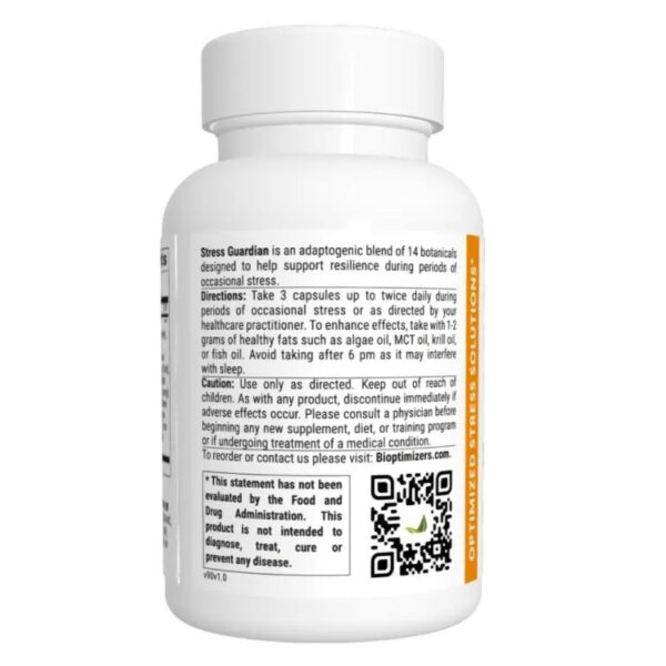 Bioptimizers stress guardian supplement