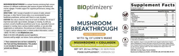bioptimizers Mushroom Breakthrough