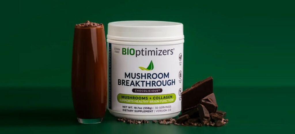 bioptimizers Mushroom breakthrough